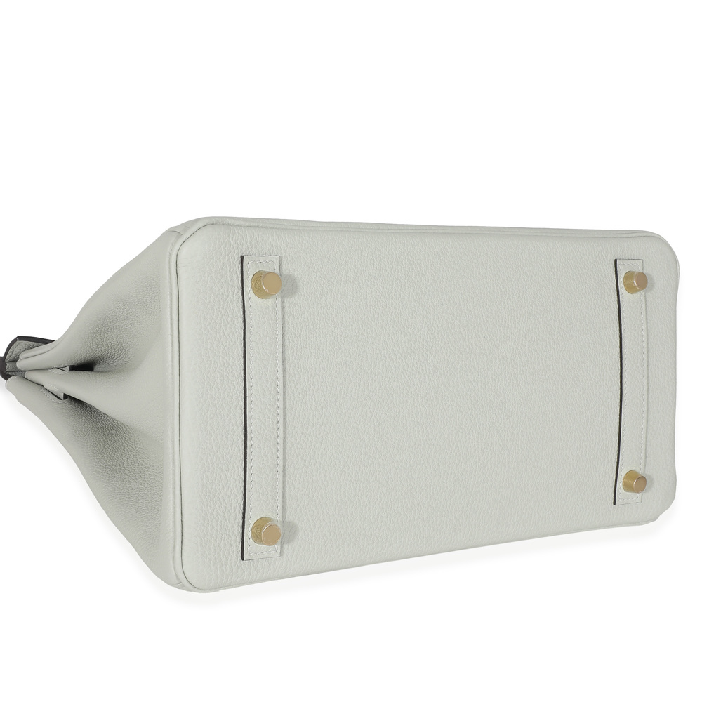 HERMES Gris Neve Togo Birkin 30 GHW - Picture 2 of 7